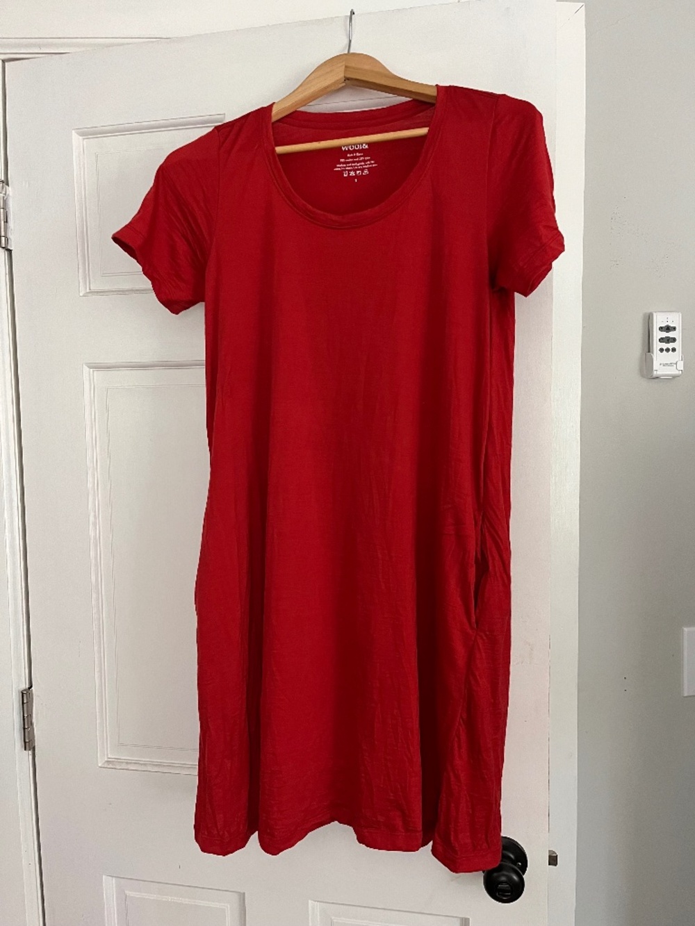 Wool& Maggie Dress Pomegranate Size S